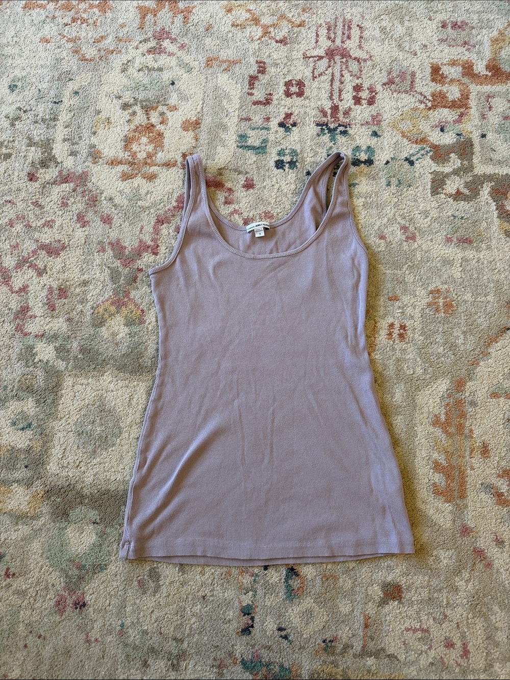 Women’s Scoop Neck Tank Top in Lavender - Soft Stretch Knit